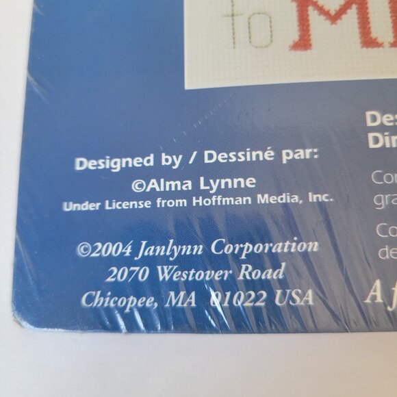 Vtg JanLynn Counted Cross Stitch Kit 2004 Sassy Stitcher #178-0501 Sealed - Picture 4 of 6